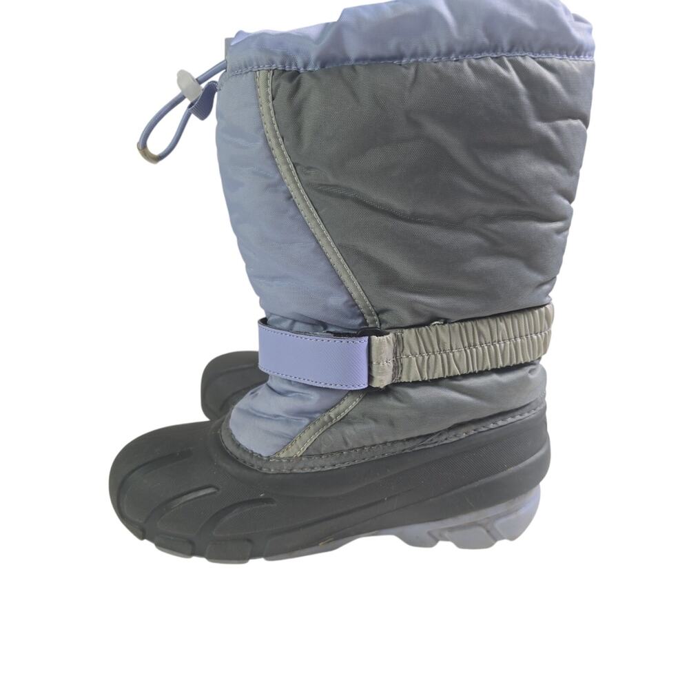Sorel Flurry TP Girls 4 Blue Waterproof Insulated Winter Snow Ski Boots 1810-540